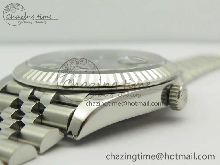 DateJust 41 126334 ARF 1:1 Best Edition 904L Steel Gray Dial on Jubilee Bracelet A2824