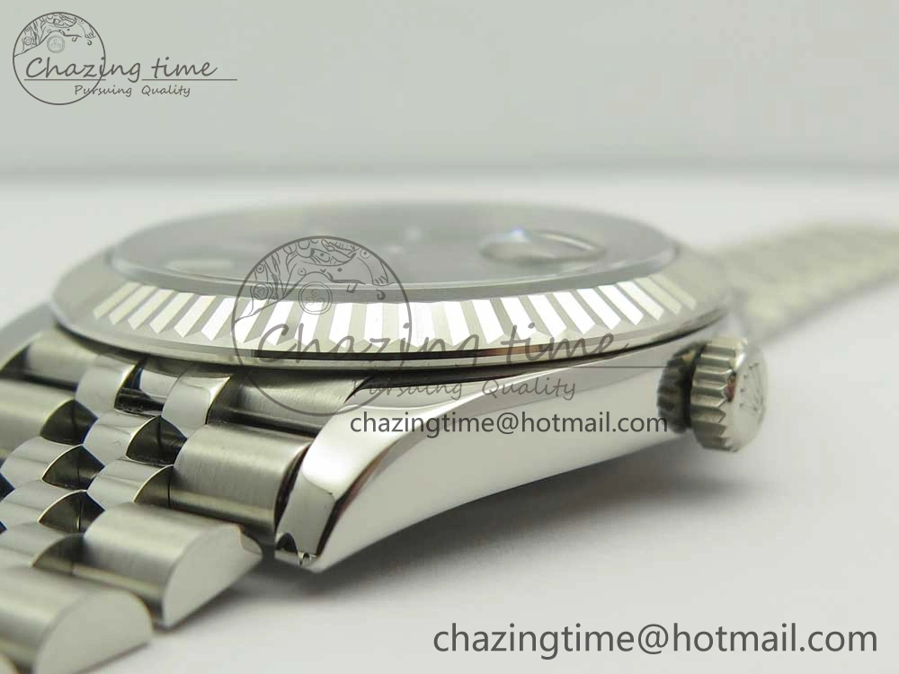DateJust 41 126334 ARF 1:1 Best Edition 904L Steel Gray Dial on Jubilee Bracelet A2824