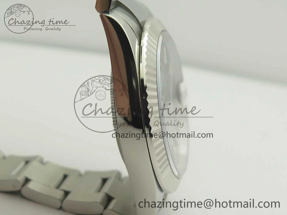 DateJust 41 126334 ARF 1:1 Best Edition 904L Steel Gray Dial on Oyster Bracelet A2824