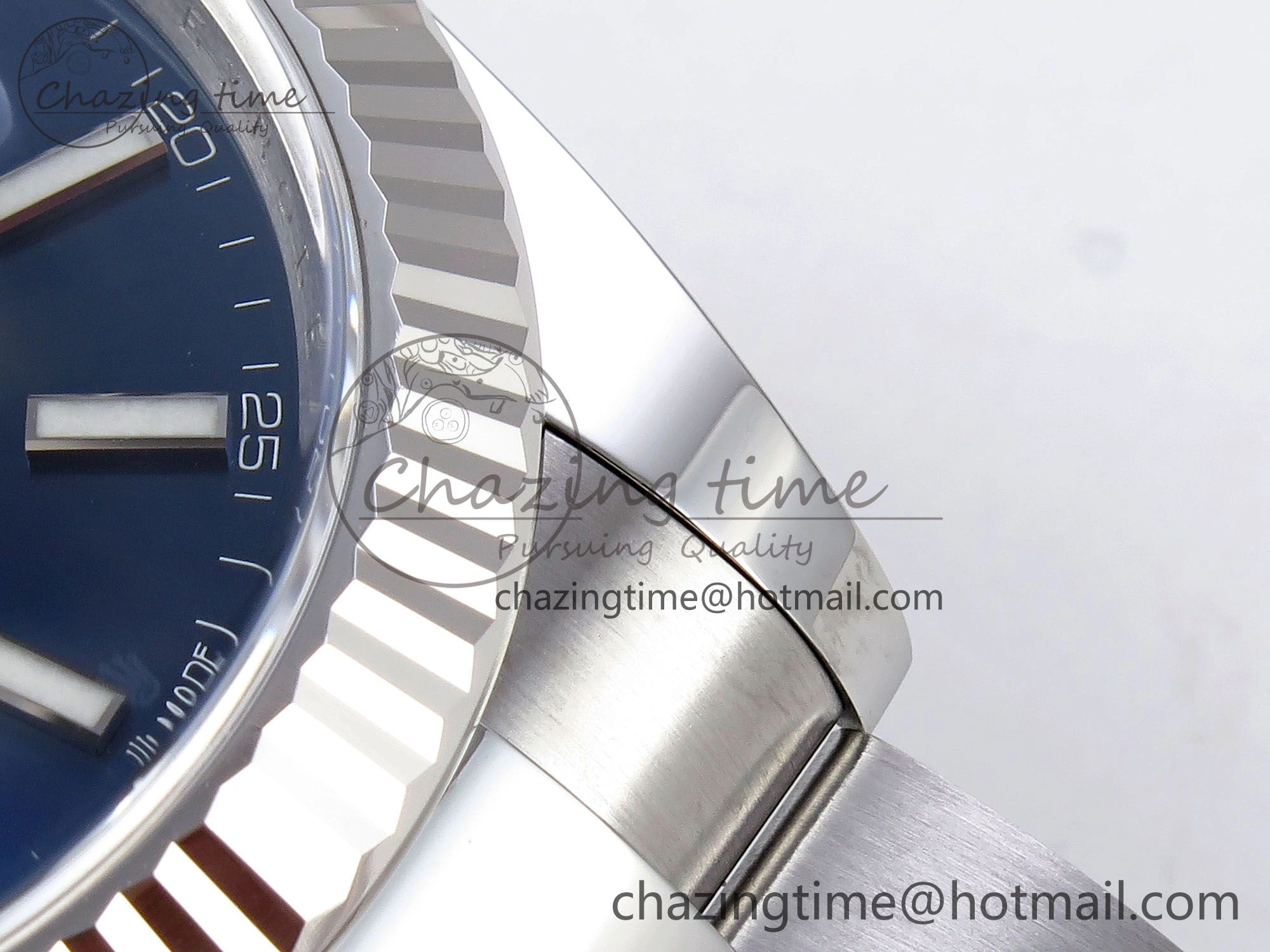 DateJust 41 126334 C+F 1:1 Best Edition 904L Steel Blue Dial on SS Oyster Bracelet VR3235