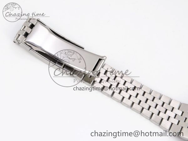 DateJust 41 126334 C+F 1:1 Best Edition 904L Steel Gray Dial Green Roman on SS Jubilee Bracelet VR3235