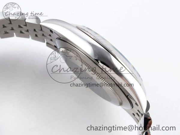 DateJust 41 126334 C+F 1:1 Best Edition 904L Steel Gray Dial on SS Jubilee Bracelet VR3235