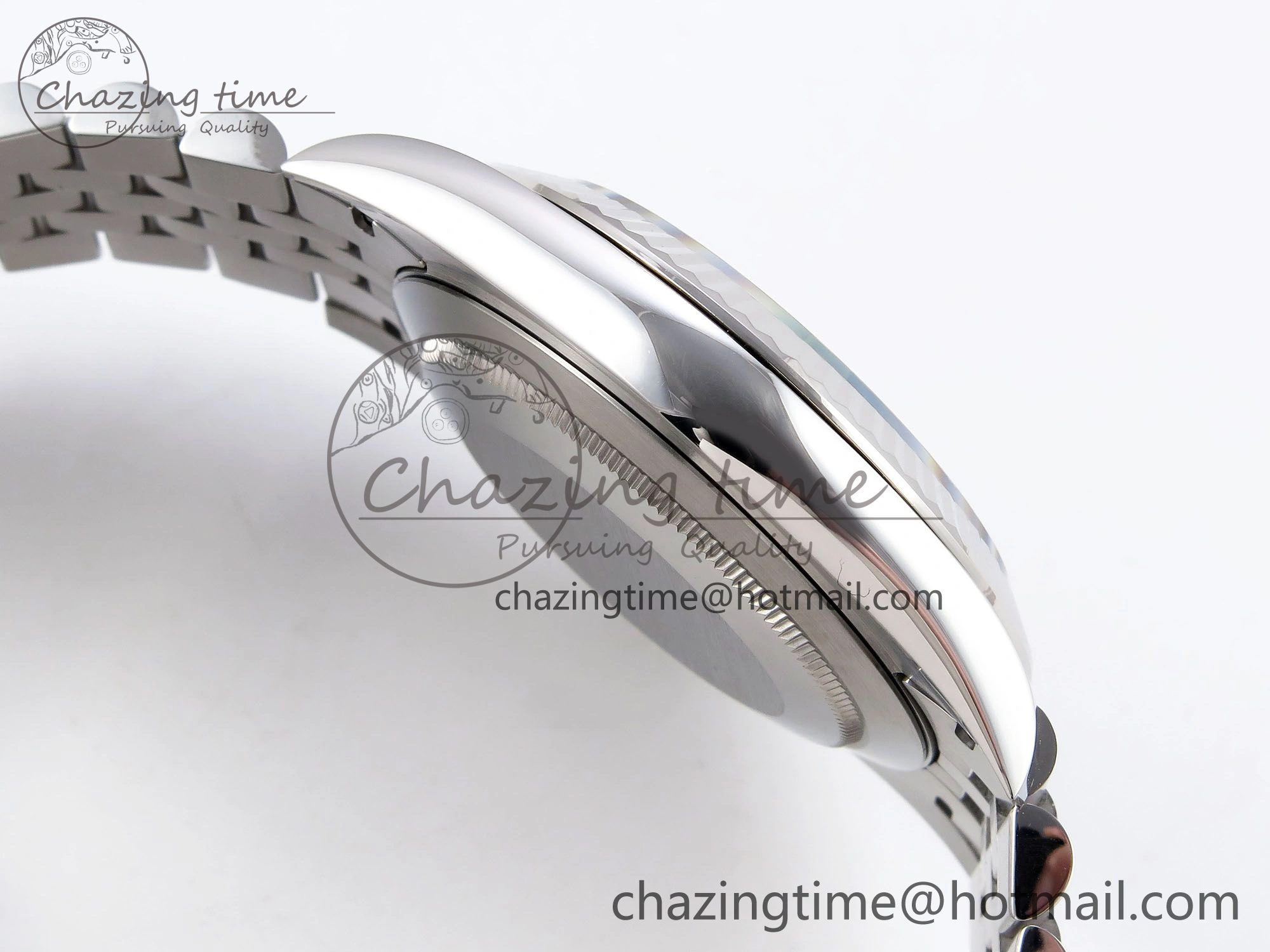 DateJust 41 126334 C+F 1:1 Best Edition 904L Steel Gray Dial on SS Jubilee Bracelet VR3235