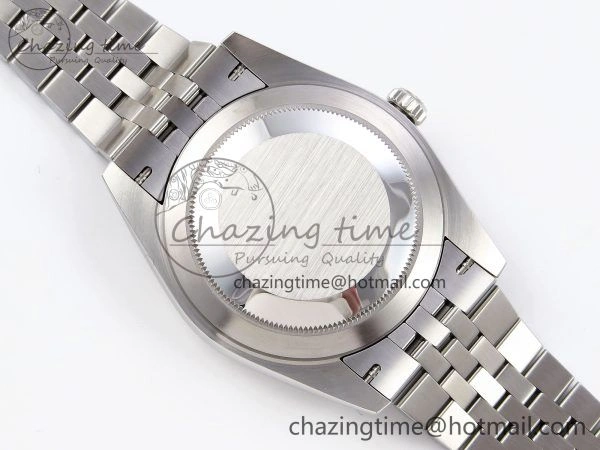 DateJust 41 126334 C+F 1:1 Best Edition 904L Steel Gray Dial on SS Jubilee Bracelet VR3235