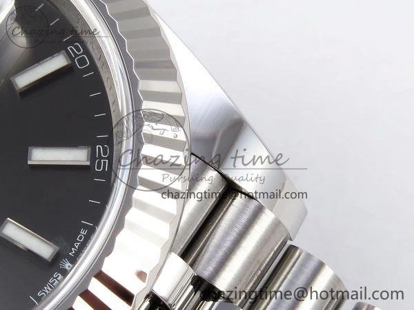 DateJust 41 126334 C+F 1:1 Best Edition 904L Steel Gray Dial on SS Jubilee Bracelet VR3235