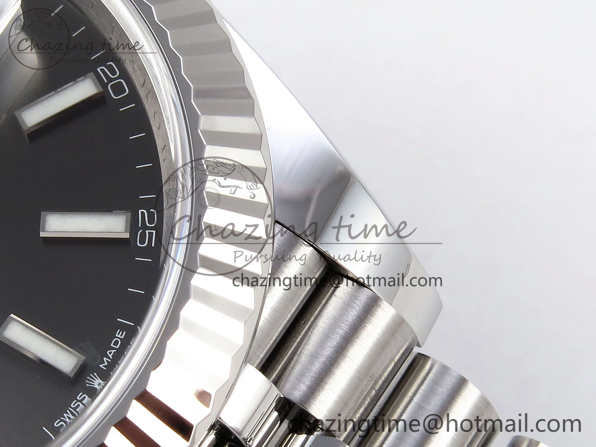 DateJust 41 126334 C+F 1:1 Best Edition 904L Steel Gray Dial on SS Jubilee Bracelet VR3235
