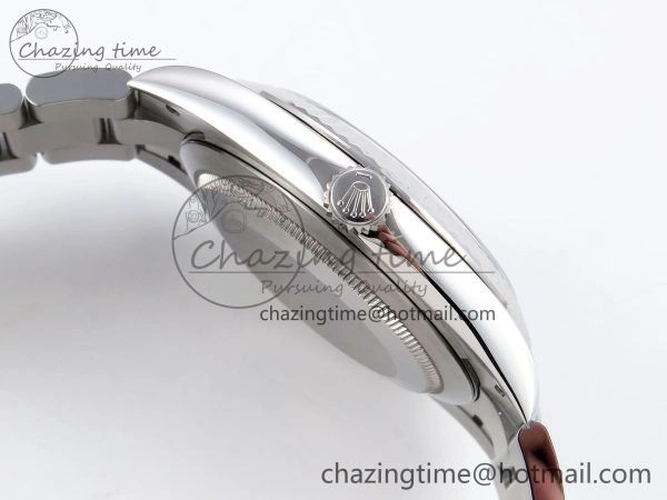 DateJust 41 126334 C+F 1:1 Best Edition 904L Steel Gray Dial on SS Oyster Bracelet VR3235