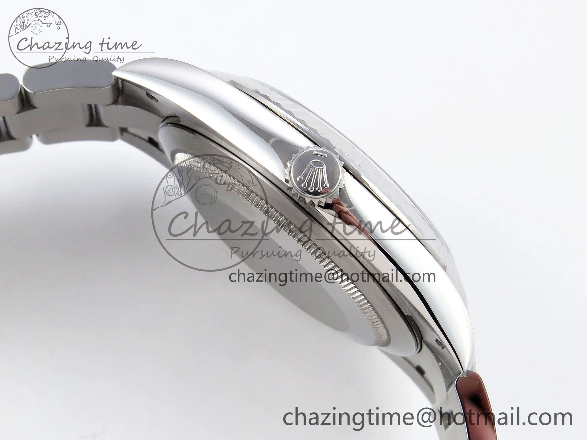 DateJust 41 126334 C+F 1:1 Best Edition 904L Steel Gray Dial on SS Oyster Bracelet VR3235
