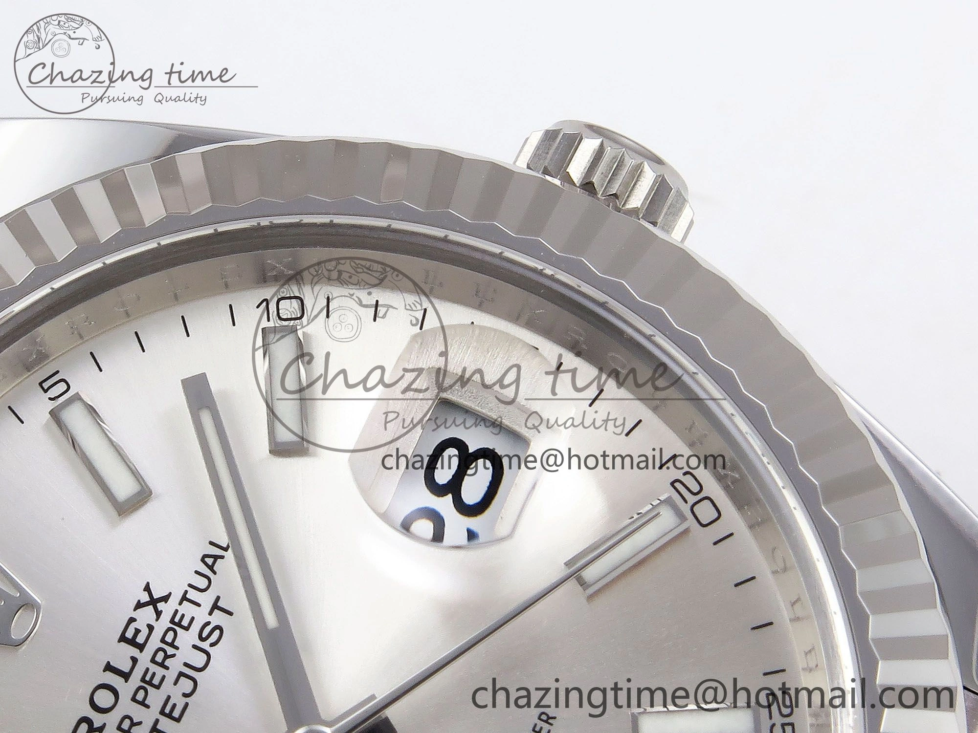 DateJust 41 126334 C+F 1:1 Best Edition 904L Steel Silver Dial on SS Jubilee Bracelet VR3235