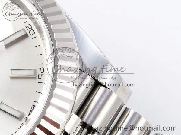 DateJust 41 126334 C+F 1:1 Best Edition 904L Steel Silver Dial on SS Jubilee Bracelet VR3235