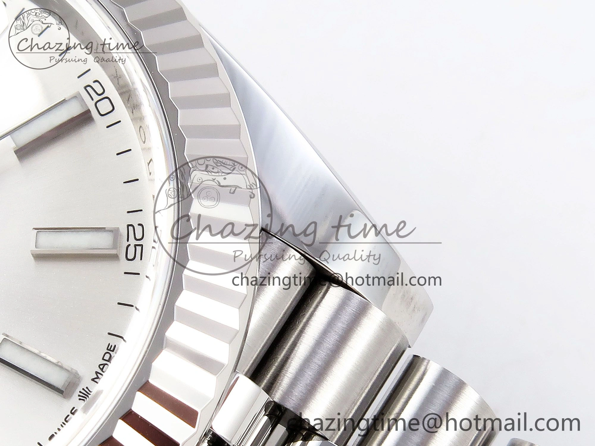 DateJust 41 126334 C+F 1:1 Best Edition 904L Steel Silver Dial on SS Jubilee Bracelet VR3235