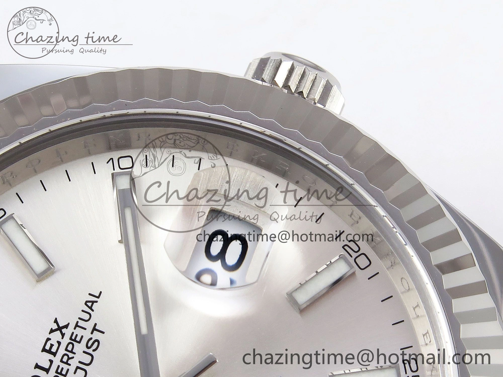 DateJust 41 126334 C+F 1:1 Best Edition 904L Steel Silver Dial on SS Oyster Bracelet VR3235