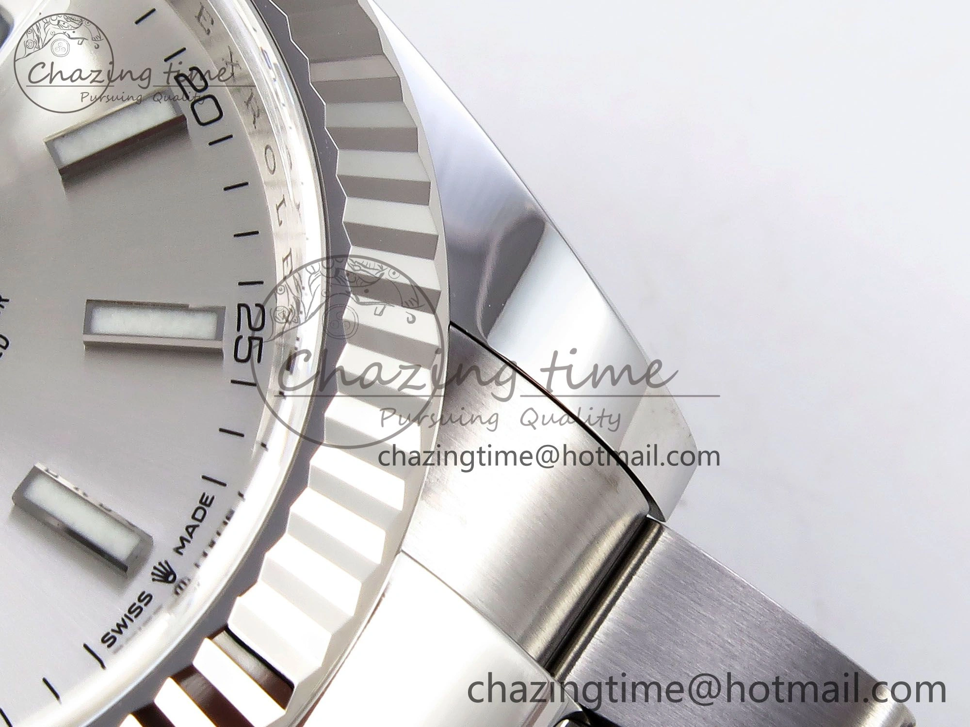 DateJust 41 126334 C+F 1:1 Best Edition 904L Steel Silver Dial on SS Oyster Bracelet VR3235