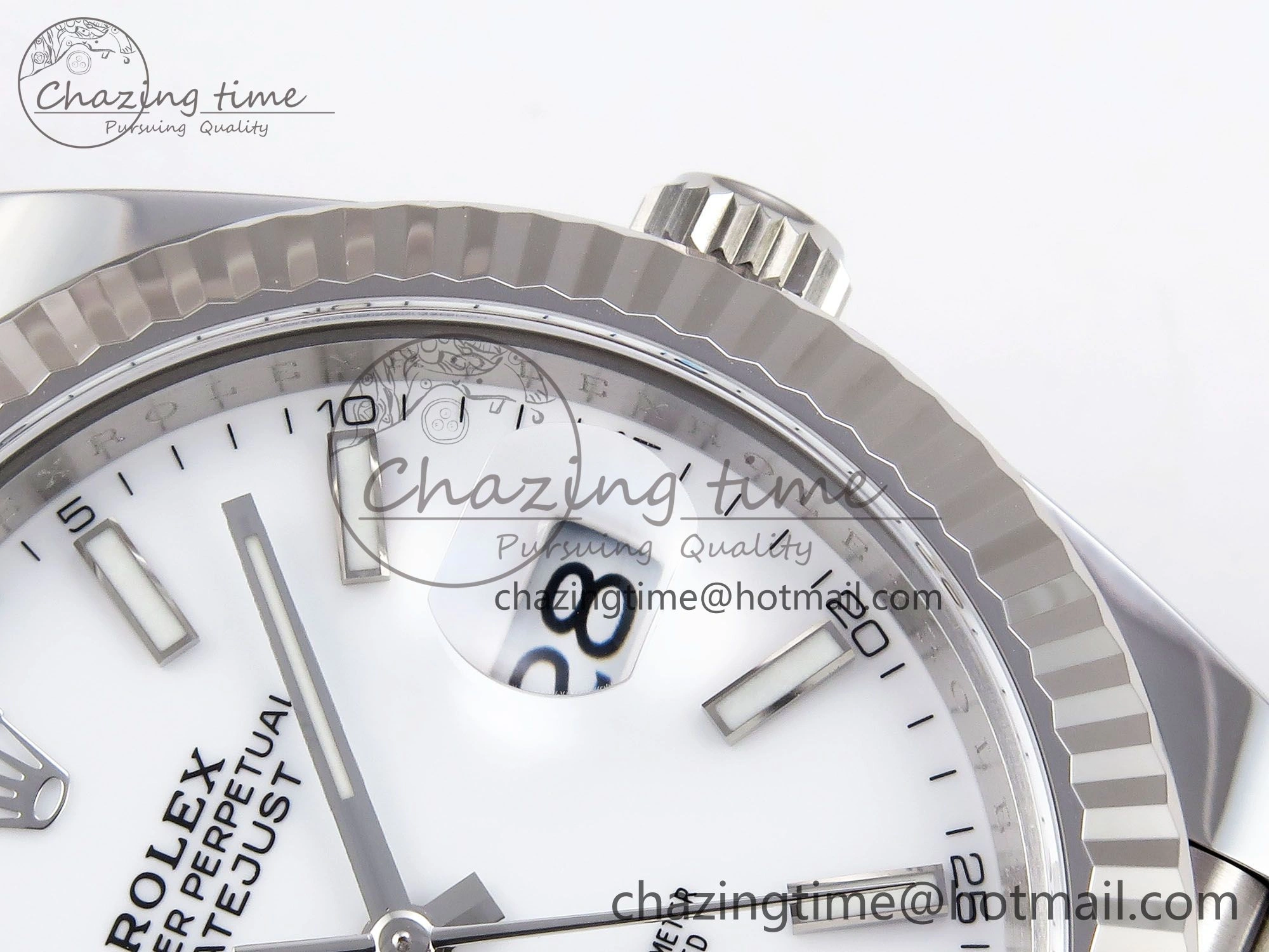 DateJust 41 126334 C+F 1:1 Best Edition 904L Steel White Dial on SS Jubilee Bracelet VR3235