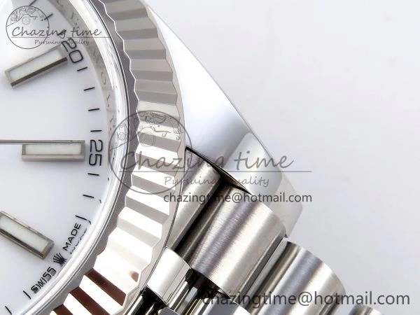 DateJust 41 126334 C+F 1:1 Best Edition 904L Steel White Dial on SS Jubilee Bracelet VR3235