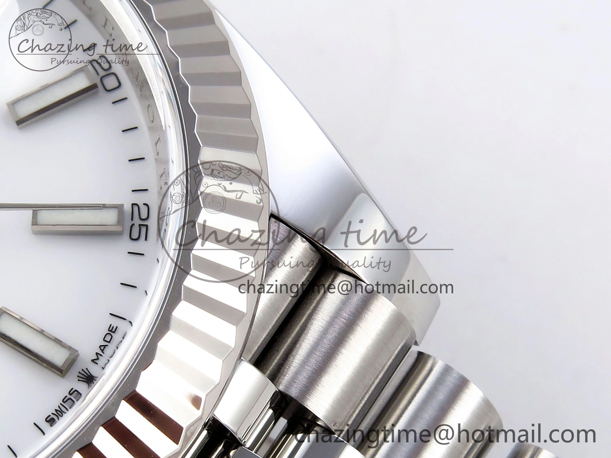 DateJust 41 126334 C+F 1:1 Best Edition 904L Steel White Dial on SS Jubilee Bracelet VR3235