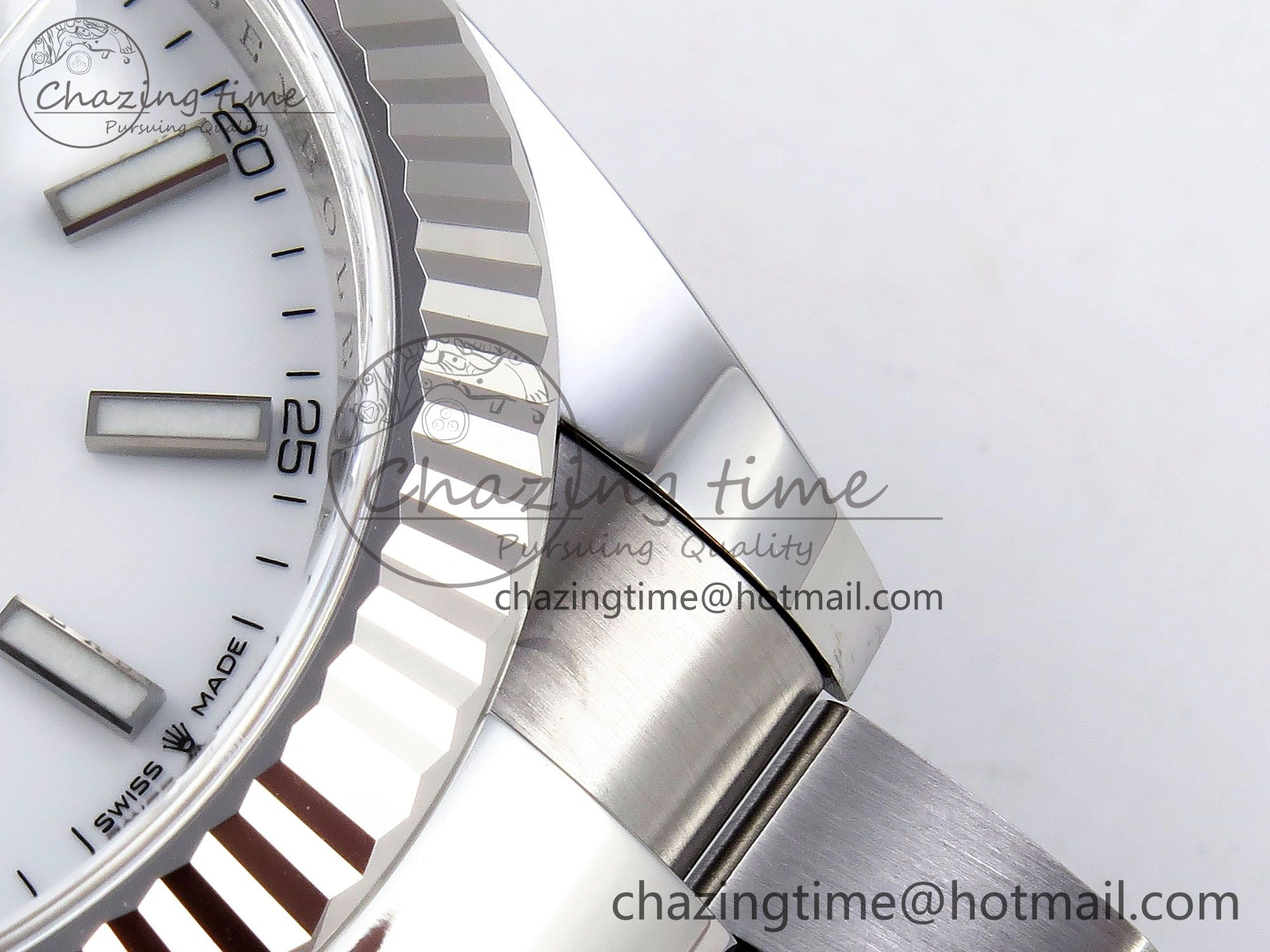 DateJust 41 126334 C+F 1:1 Best Edition 904L Steel White Dial on SS Oyster Bracelet VR3235