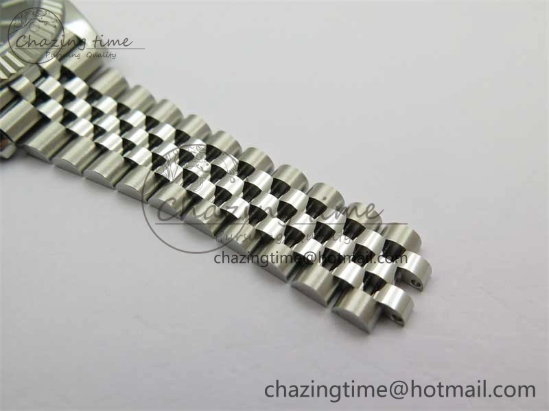 DateJust 41 126334 Clean 1:1 Best Edition 904L Steel Black Stick Dial on Jubilee Bracelet VR3235
