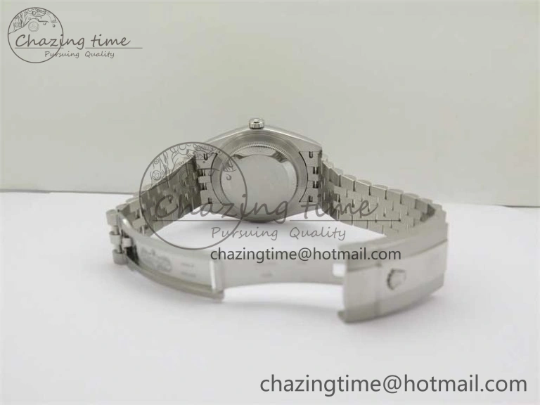 DateJust 41 126334 Clean 1:1 Best Edition 904L Steel Black Stick Dial on Jubilee Bracelet VR3235