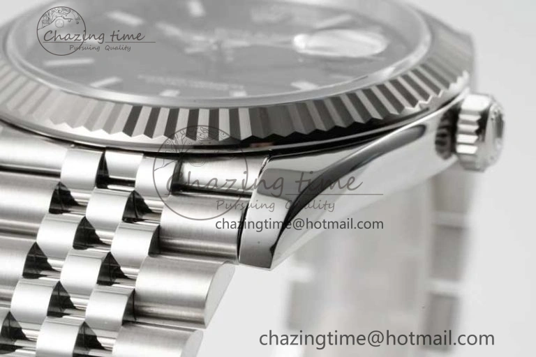 DateJust 41 126334 Clean 1:1 Best Edition 904L Steel Black Stick Dial on Jubilee Bracelet VR3235