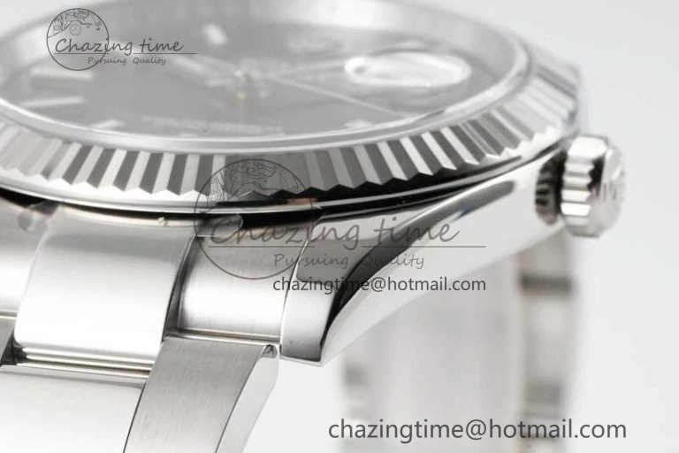 DateJust 41 126334 Clean 1:1 Best Edition 904L Steel Black Stick Dial on Oyster Bracelet VR3235