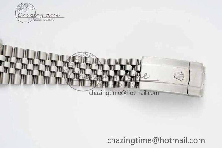 DateJust 41 126334 Clean 1:1 Best Edition 904L Steel Blue Stick Dial on Jubilee Bracelet VR3235