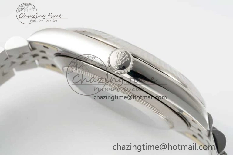DateJust 41 126334 Clean 1:1 Best Edition 904L Steel Blue Stick Dial on Jubilee Bracelet VR3235
