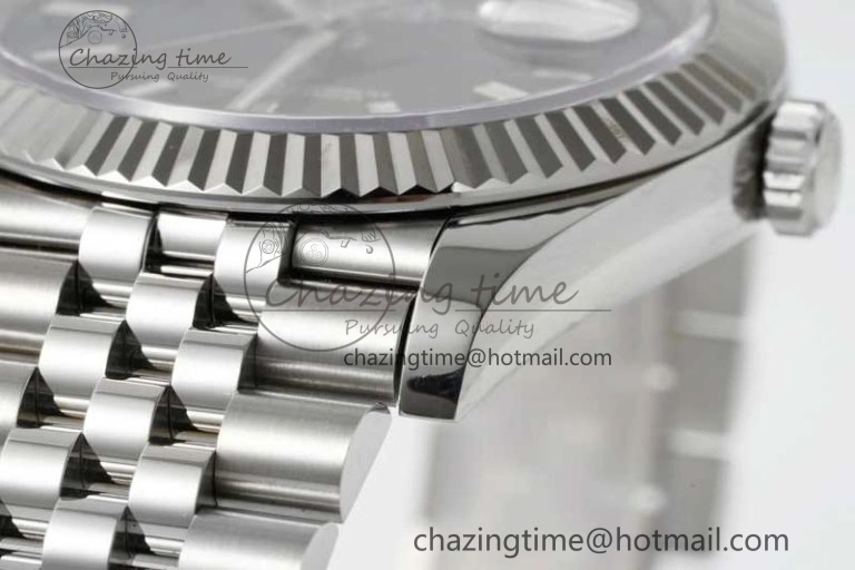 DateJust 41 126334 Clean 1:1 Best Edition 904L Steel Blue Stick Dial on Jubilee Bracelet VR3235