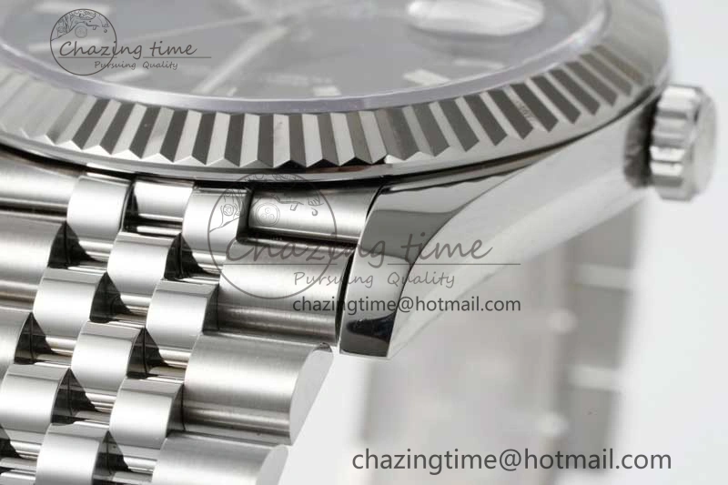 DateJust 41 126334 Clean 1:1 Best Edition 904L Steel Blue Stick Dial on Jubilee Bracelet VR3235