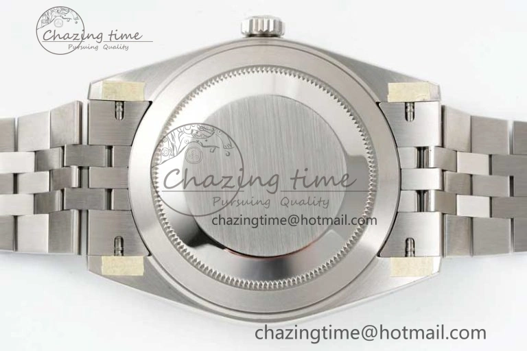 DateJust 41 126334 Clean 1:1 Best Edition 904L Steel Blue Stick Dial on Jubilee Bracelet VR3235
