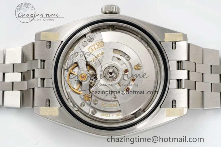 DateJust 41 126334 Clean 1:1 Best Edition 904L Steel Blue Stick Dial on Jubilee Bracelet VR3235