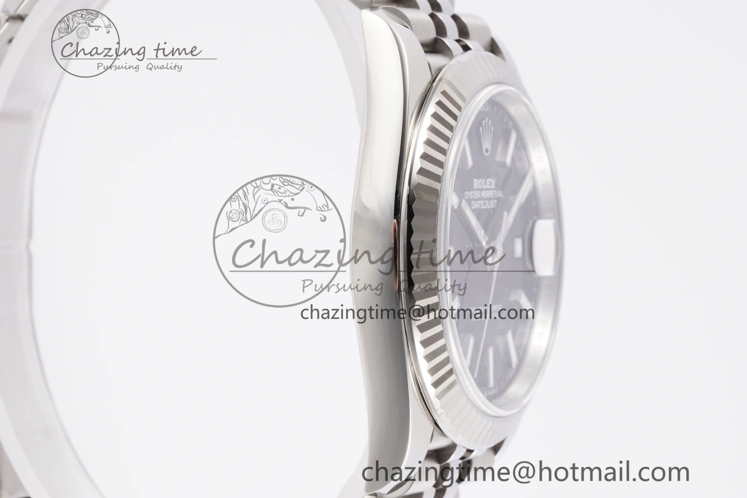 DateJust 41 126334 Clean 1:1 Best Edition 904L Steel Blue Texuted Dial on Jubilee Bracelet VR3235