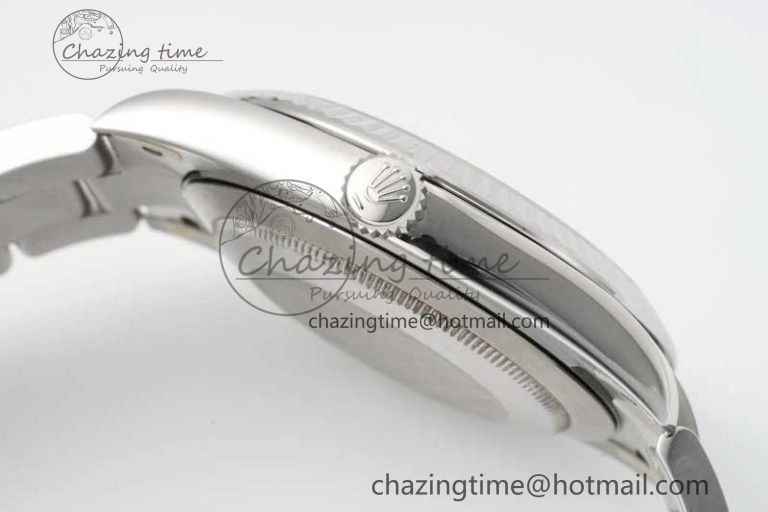 DateJust 41 126334 Clean 1:1 Best Edition 904L Steel Gray Roman Dial on Oyster Bracelet VR3235
