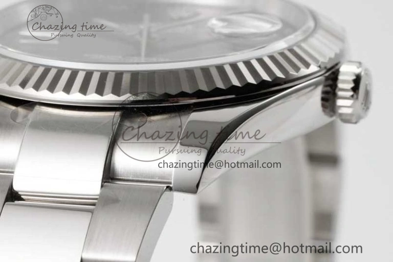 DateJust 41 126334 Clean 1:1 Best Edition 904L Steel Gray Roman Dial on Oyster Bracelet VR3235
