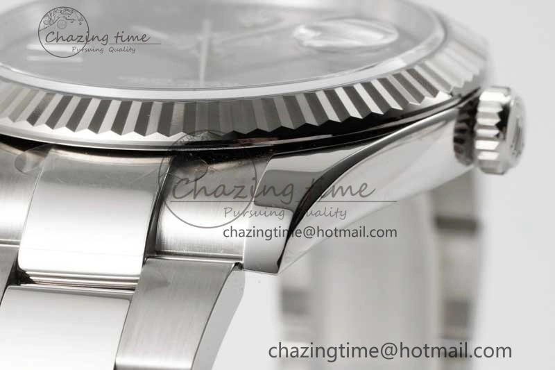 DateJust 41 126334 Clean 1:1 Best Edition 904L Steel Gray Roman Dial on Oyster Bracelet VR3235