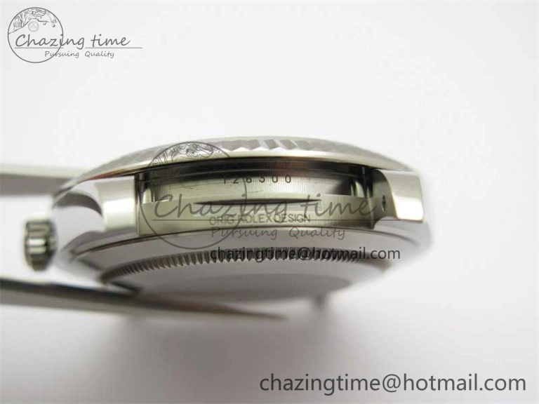 DateJust 41 126334 Clean 1:1 Best Edition 904L Steel White Stick Dial on Jubilee Bracelet VR3235