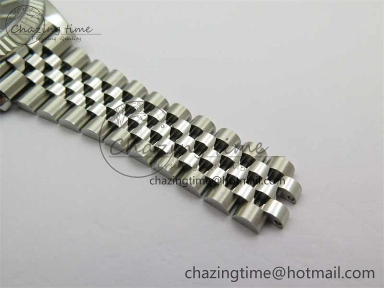 DateJust 41 126334 Clean 1:1 Best Edition 904L Steel White Stick Dial on Jubilee Bracelet VR3235