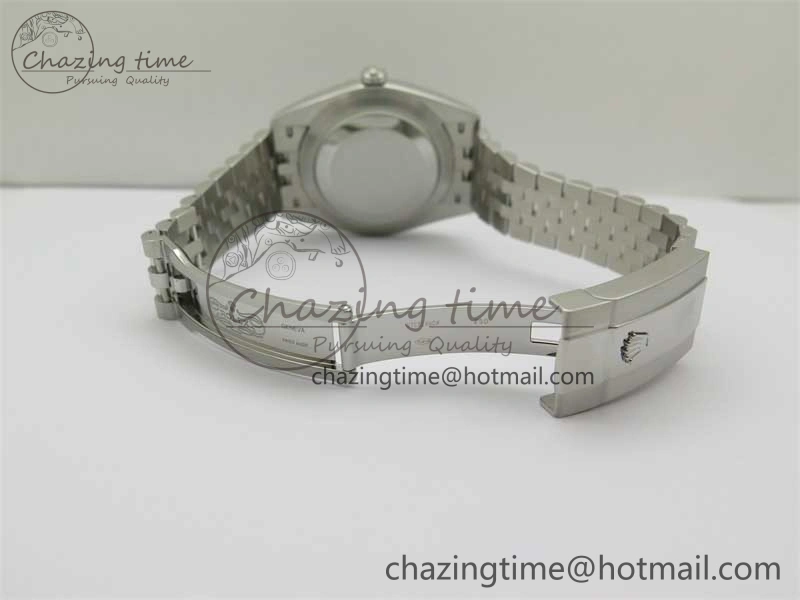 DateJust 41 126334 Clean 1:1 Best Edition 904L Steel White Stick Dial on Jubilee Bracelet VR3235