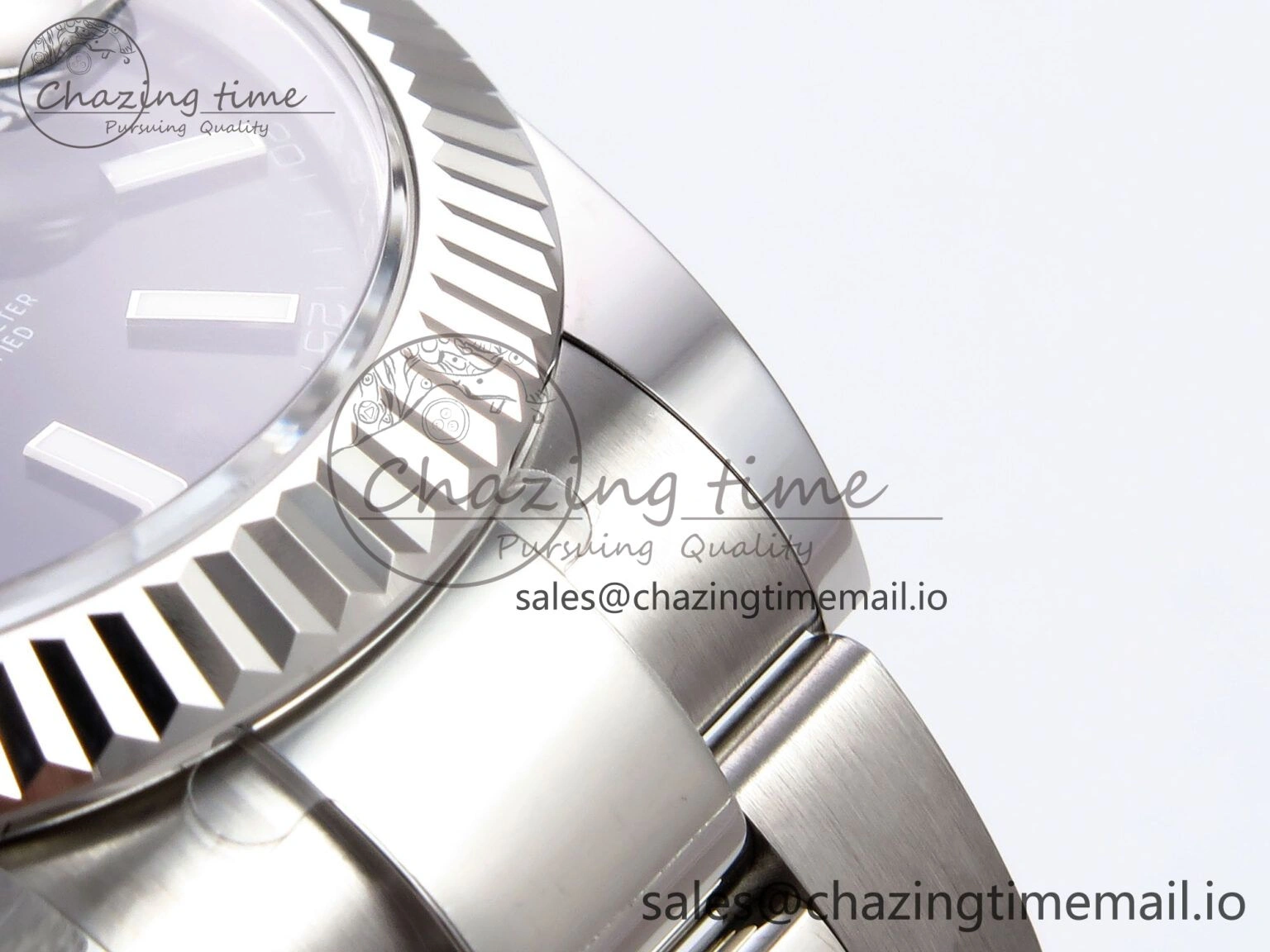 DateJust 41 126334 EWEF Best Edition Black Stick Dial on Oyster Bracelet A3235