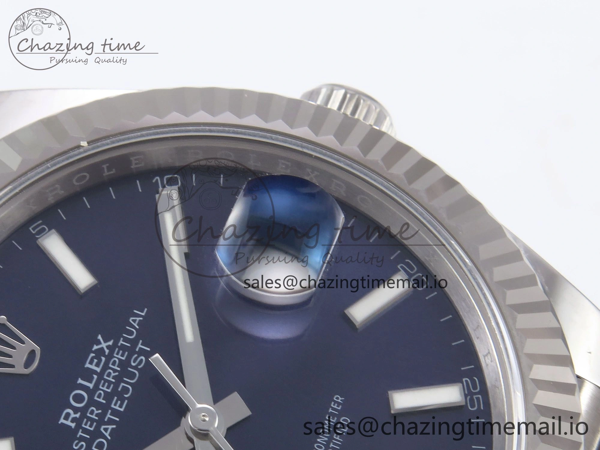 DateJust 41 126334 EWEF Best Edition Blue Stick Dial on Jubilee Bracelet A3235
