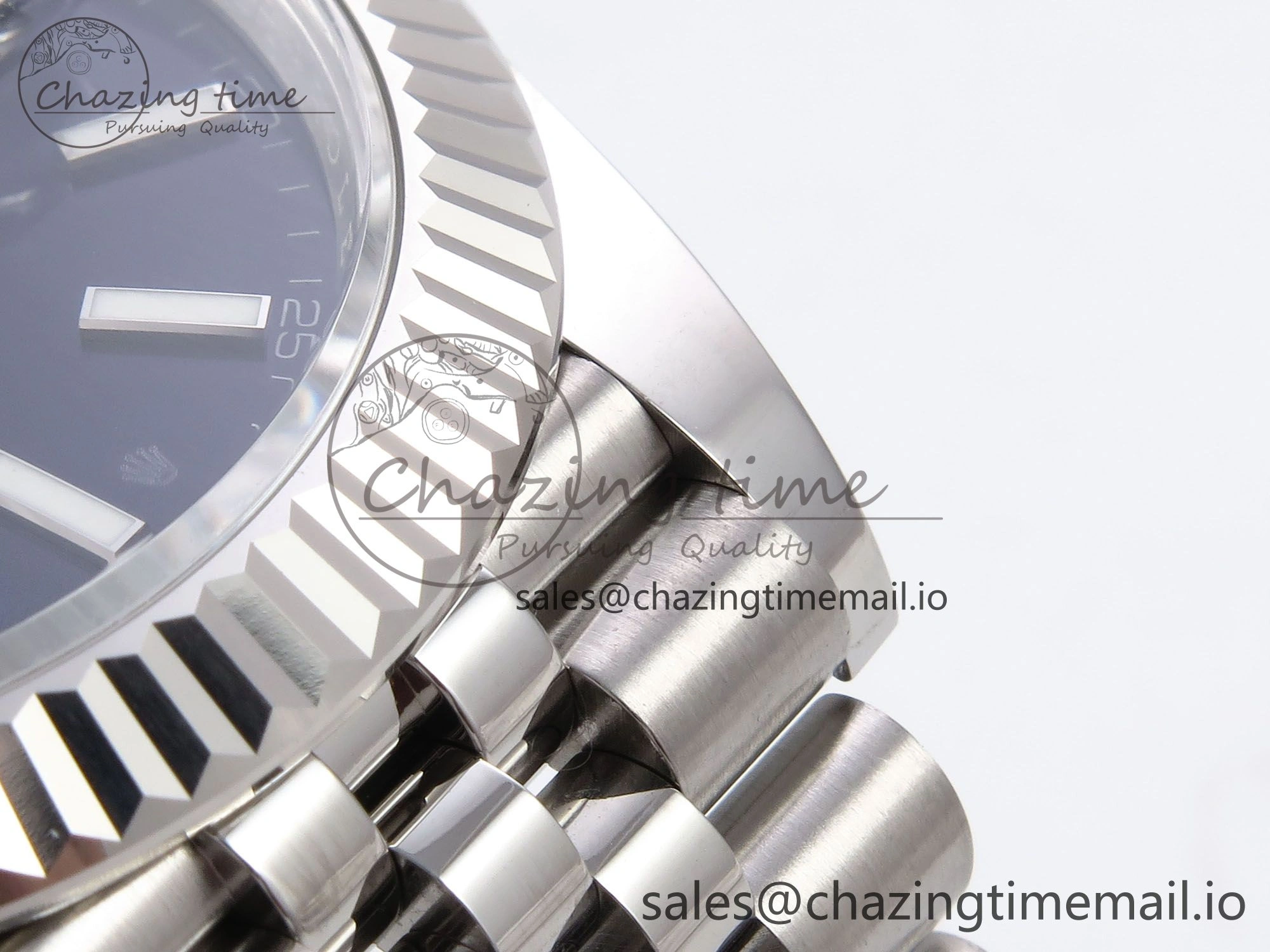DateJust 41 126334 EWEF Best Edition Blue Stick Dial on Jubilee Bracelet A3235