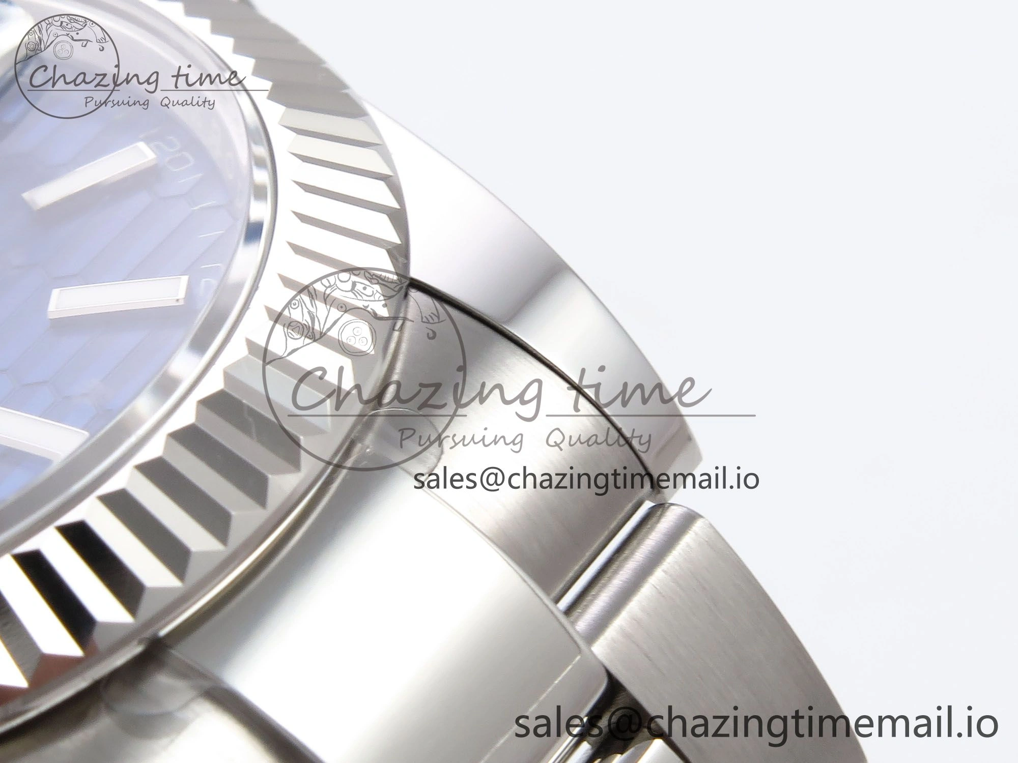 DateJust 41 126334 EWEF Best Edition Blue Textured Dial on Oyster Bracelet A3235