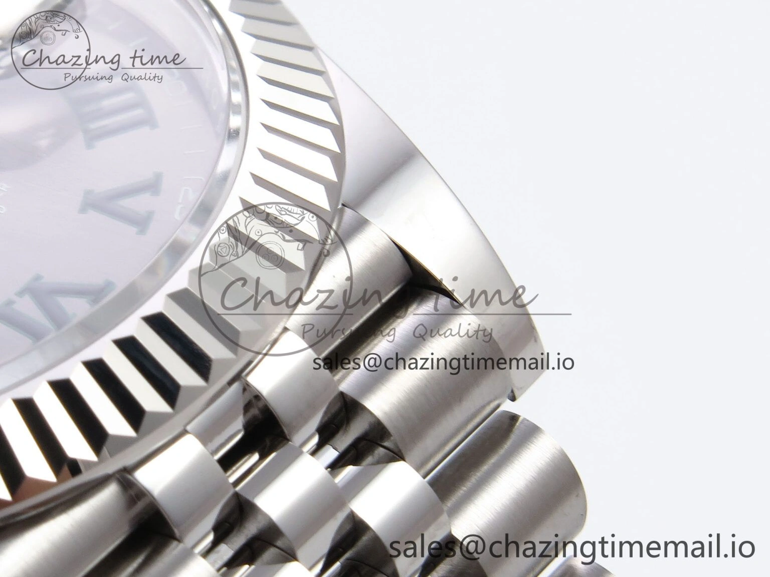 DateJust 41 126334 EWEF Best Edition Gray Dial Green Roman on Jubilee Bracelet A3235