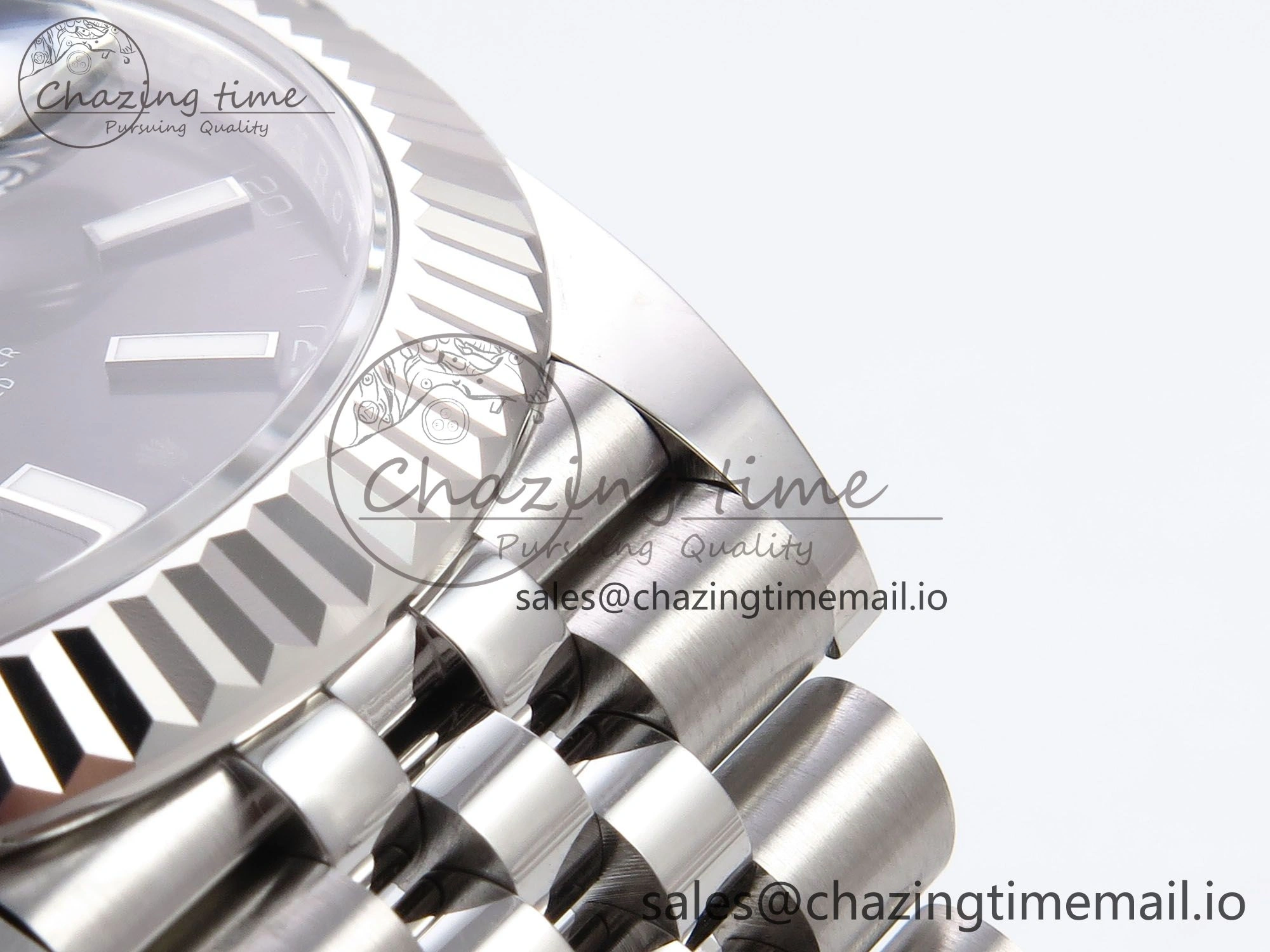DateJust 41 126334 EWEF Best Edition Gray Stick Dial on Jubilee Bracelet A3235