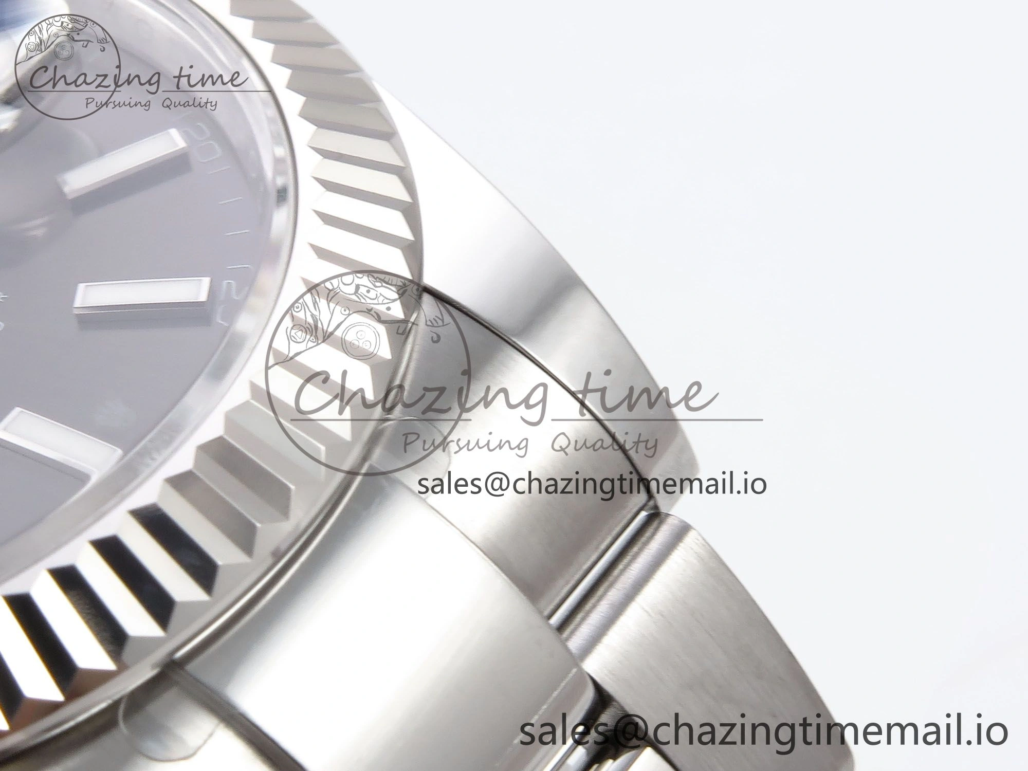 DateJust 41 126334 EWEF Best Edition Gray Stick Dial on Oyster Bracelet A3235