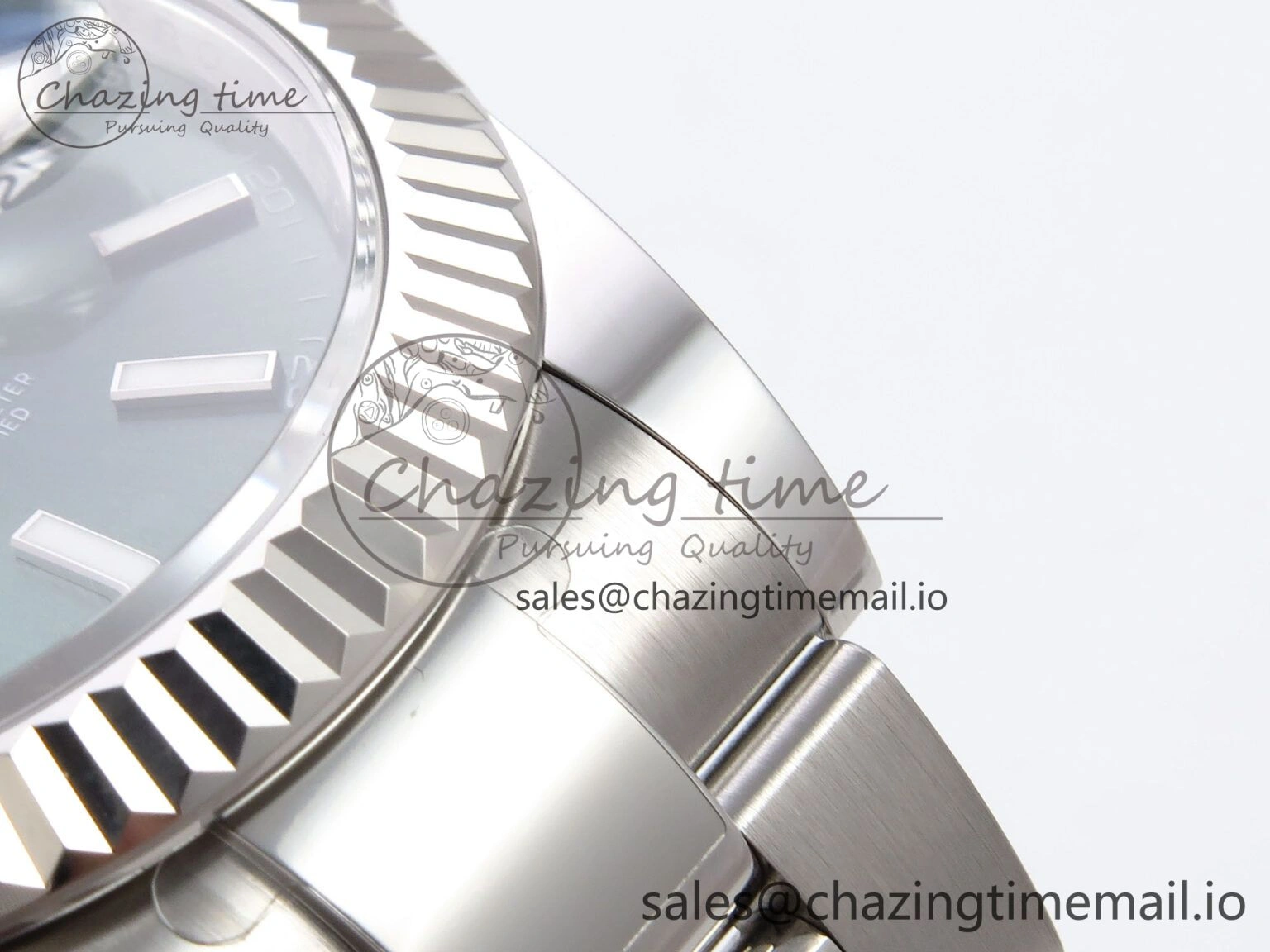 DateJust 41 126334 EWEF Best Edition Green Stick Dial on Oyster Bracelet A3235
