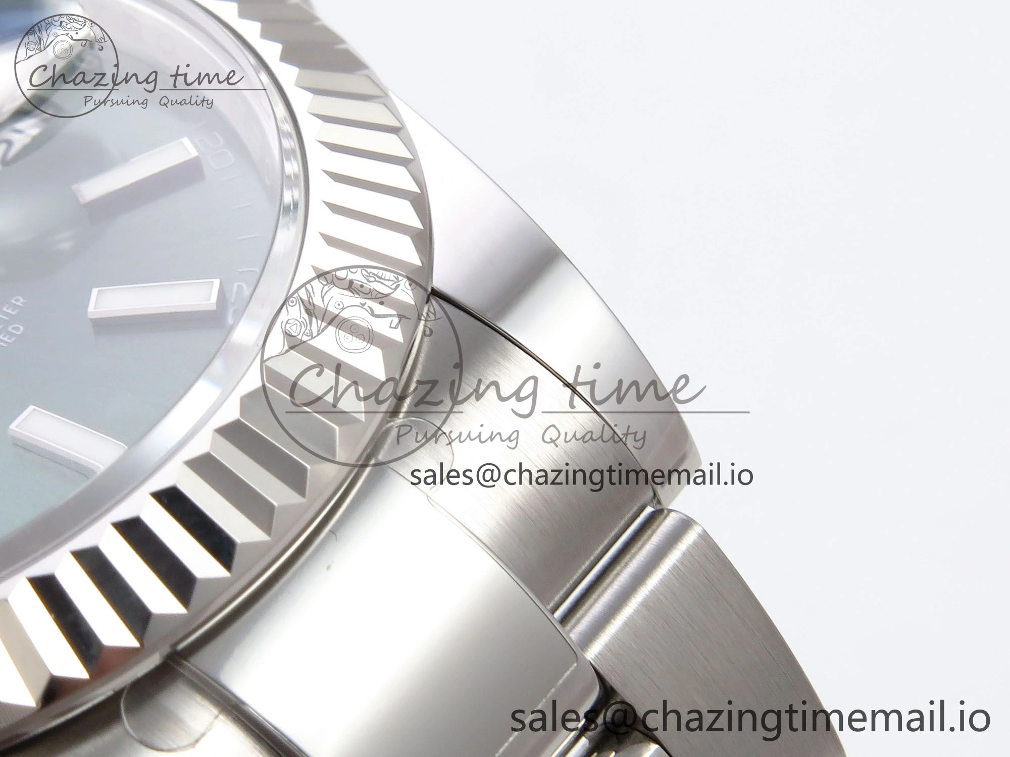 DateJust 41 126334 EWEF Best Edition Green Stick Dial on Oyster Bracelet A3235
