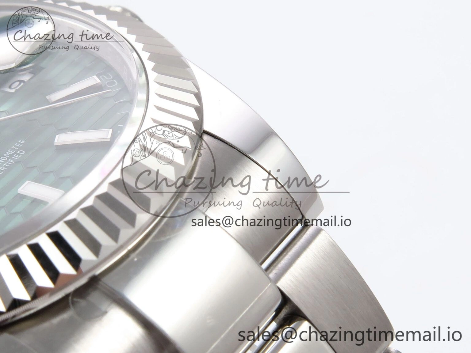 DateJust 41 126334 EWEF Best Edition Green Textured Dial on Oyster Bracelet A3235