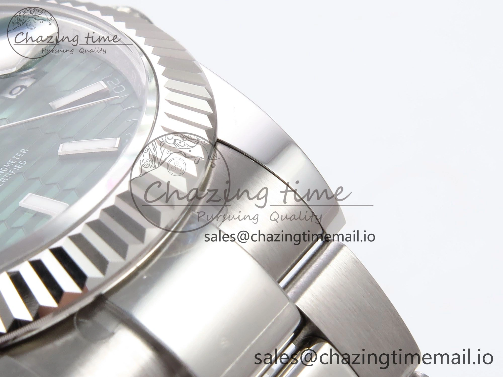 DateJust 41 126334 EWEF Best Edition Green Textured Dial on Oyster Bracelet A3235