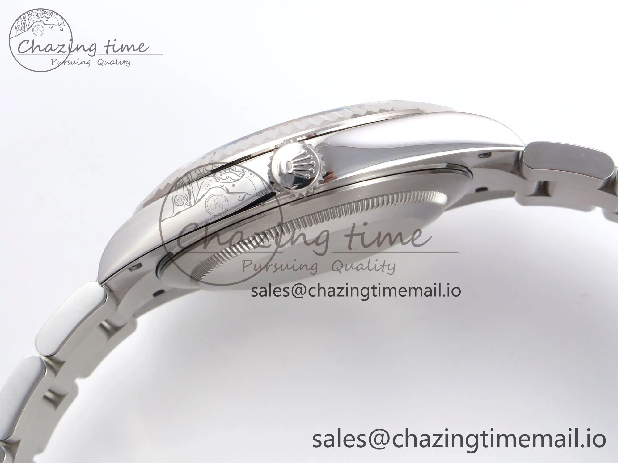 DateJust 41 126334 EWEF Best Edition Silver Stick Dial on Oyster Bracelet A3235